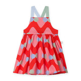 Stella McCartney Baby Girl Charleston Geometric Print Dress w/ Bloomers ~ Red/Pink