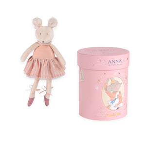 Moulin Roty The Little School of Dance Anna Mouse Doll w/ Gift Box