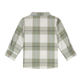 Babyface Baby l/s Plaid Shirt ~ Frog