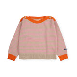 Bobo Choses Baby Stripes Knit Sweater & Pants Set ~ Pink