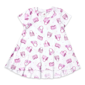Esme s/s Hi-Lo Pj Dress ~ Girl Boss