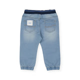 Mayoral Baby Boy Soft Denim Joggers ~ Bleach