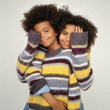 Molo Brian Sweater ~ Fuzzy Stripes
