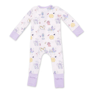 Angel Dear 2 Way Zipper Convertible Romper ~ Spa Dogs