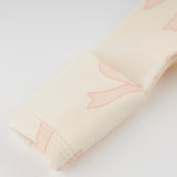 Oh Baby! Big Bows Zip Footie ~ Milk/Pink