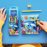 eeBoo Sea Life Square Sketchbook