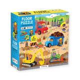 Mudpuppy Construction Site 25pc Floor Puzzle