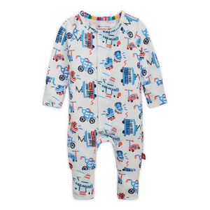 Magnetic Me Modal Romper ~ I Wheel Survive