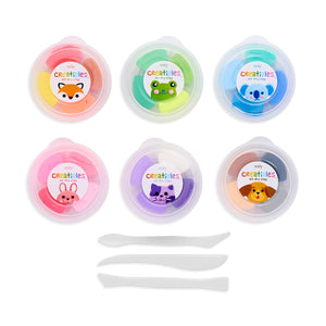 Ooly Creatibles DIY Air Dry Clay 6pc Kit
