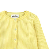 Molo Baby Gabby Ribbed Knit Cardigan ~ Sunbright