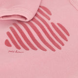 Petit Bateau Baby Heart Graphic Sweatshirt & Pants Set ~ Pink