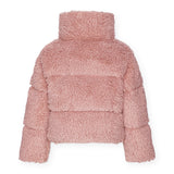 Molo Havi Teddy Fleece Jacket ~ Petal Blush