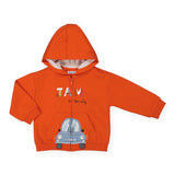 Mayoral Baby Boy Jam In The City Zip Hoodie ~ Orange