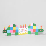 Wrap Birthday Tortoises Fold Out Card
