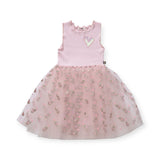 Petite Hailey Baby Eva Tutu Dress ~ Elephants & Hearts/Pink