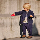 Molo Baby Honors Jacket, Emore Henley & Solomi Pants Set ~ Total Eclipse/Infinity Noise