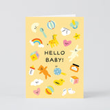Wrap Hello Baby Baby Card