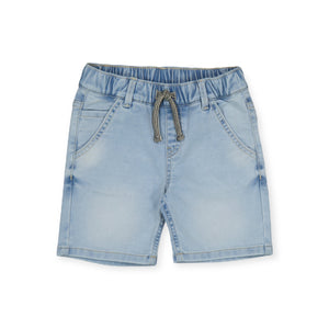 Mayoral Boys Soft Denim Bermuda Shorts ~ Light Wash