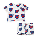 Wynken Baby Printed Tee & Shorts Set ~ Bears/Ecru