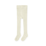Quincy Mae Baby Ribbed Tights ~ Ivory