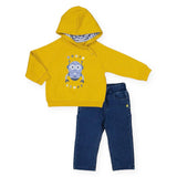 Mayoral Baby Boy Robot Hoodie & Jeans Set ~ Pollen