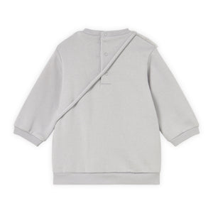 Mayoral Baby Girl Faux Fur Dress w/ Star Bag ~ Pearl