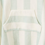 Elegant Baby Beach Poncho Coverup ~ Sage Stripe