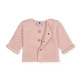 Petit Bateau Knit Cardigan ~ Light Pink