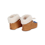 Bobo Choses Baby Beneath The Moon Suede Sherpa Booties ~ Light Brown