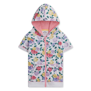 Appaman Girls Marissa s/s Zip Hoodie & Majorca Shorts Set 7-12 ~ Floral Garden