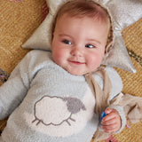 Magnetic Me Chenille Romper ~ Blue
