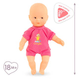 Corolle Mini Calin Bath Doll ~ Pink
