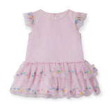 Stella McCartney Girls s/s Multicolor Dots Tulle Dress ~ Pink