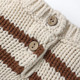 Quincy Mae Rex Knit Sweater & Luca Pants Set ~ Cedar Stripe
