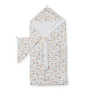 Loulou Lollipop Hooded Towel Set ~ Camper Vans