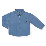 Mayoral Baby Boy l/s Button Down Soft Denim Shirt ~ Medium Wash