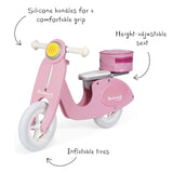 Janod Mademoiselle Pink Scooter Balance Bike