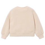 Mayoral Girls Sequin Embellished Sweatshirt ~ Light Khaki