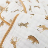 Little Unicorn Organic Cotton Muslin Quilt ~ Animal Crackers