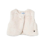 Mayoral Baby Girl Faux Fur Vest ~ Soy