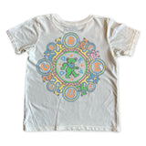 Rowdy Sprout Grateful Dead Kaleidoscope Bears s/s T-shirt ~ Vintage White
