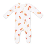 Angel Dear 2 Way Zipper Ribbed Footie ~ Simple Gingerbread