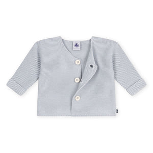Petit Bateau Knit Cardigan ~ Grey