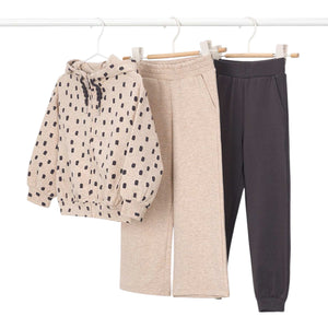 Mayoral Girls Hoodie & Pants 3pc Set 7-12 ~ Coal