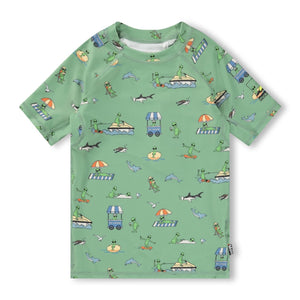 Molo Neptune s/s Rashguard ~ Alien Vacation