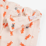 Bobo Choses Baby Softpaw Monster Sweatshirt & Printed Denim Pants Set ~ Off-White/Light Pink