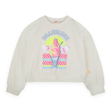 Billieblush Logo Sweatshirt ~ Ivory