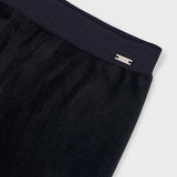 Mayoral Girls Basic Velvet Leggings 7-12 ~ Black