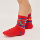 Bobo Choses Baby Lake Monster Short Socks ~ Red