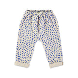 Babyclic Animal Print Sweatshirt & Pants Set ~ Ecru/Blue